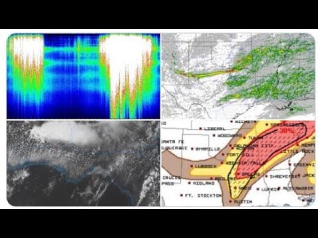 Giant Hail & Tornadoes possible for Texas & Oklahoma tonight! Major Iceland Volcano Eruption!