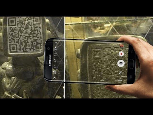 Did Ancient Mayans Send A Message Through QR Code Face on Statue?