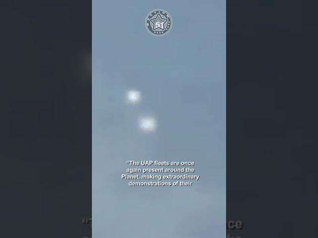 UFO Fleet caught on camera in Wales, UK, March 2023 ???? #shorts