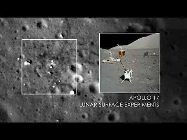 See the Apollo 12, 14, and 17 Landing Sites from Lunar Orbit