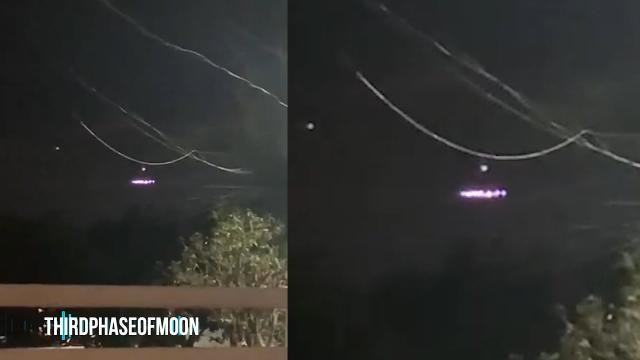 Massive UFO Lands In Woman's Backyard? 2020