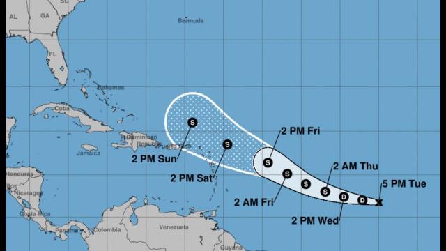Tropical Depression #11 has formed in the Atlantic & could become Tropical Storm Josephine.