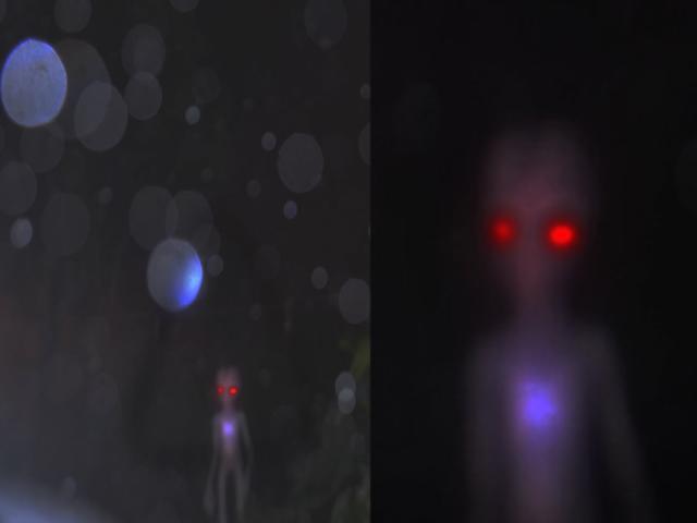 UFO Sightings MUTANT [WITH RED EYES] Alien HYBRID ESCAPES!!? WOMAN Eyewitness 2015!!