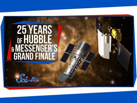 25 Years of Hubble, and MESSENGER's Grand Finale