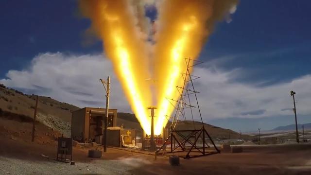 NASA Orion Abort Engine Test-Fired in Utah