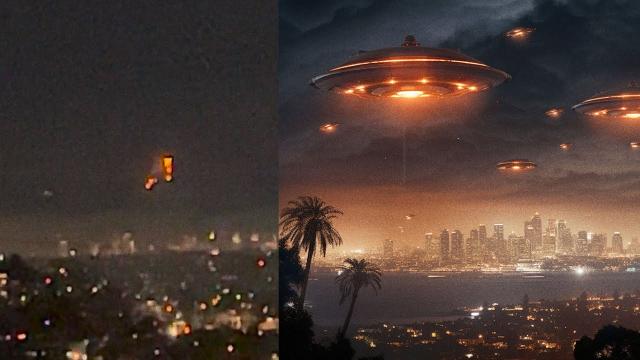 Multiple UFOs , UAPs over San Diego, USA, July 2023 ????