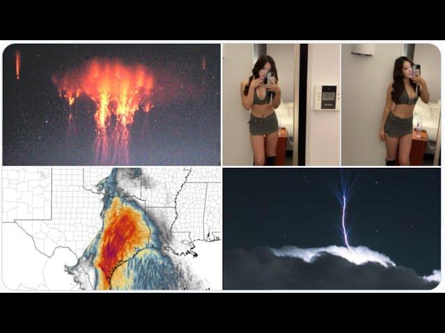 RED ALERT! Big Storms Thursday & Friday for Texas & Oklahoma! 10 Coronal Mass Ejections! Sprites!