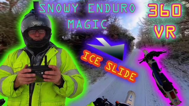 VR360 Salisbury Plain Winter Wonderland Bike Ride