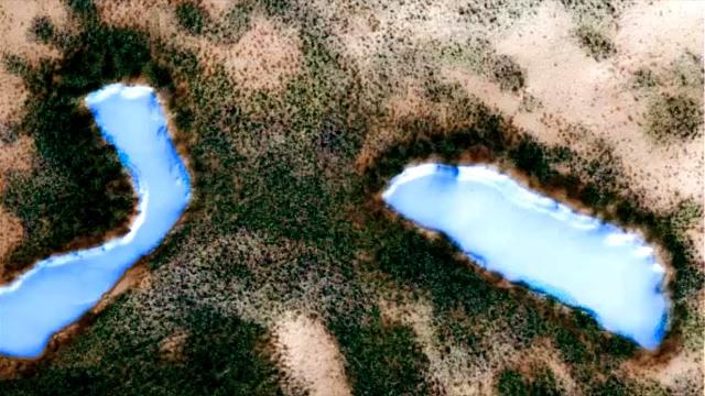 UFO ALIENS NEWS: CAN HUGE LAKES AND FORESTS BE SEEN ON MARS?