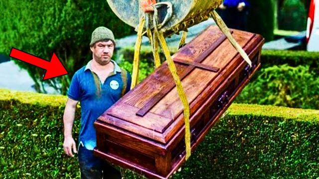 Man Insists On Digging Up His Mom's Coffin, Then Priest Says, "This Can't Be True"