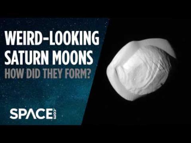 Weird-Looking Saturn Moons - How Did They Form?