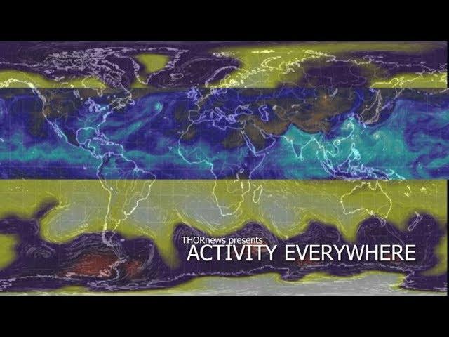 Cyclonic Action all over the Oceans & Big East Coast Storm happening Now