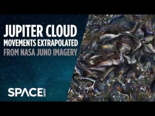 Watch Jupiter’s Clouds Move in Mesmerizing Animation