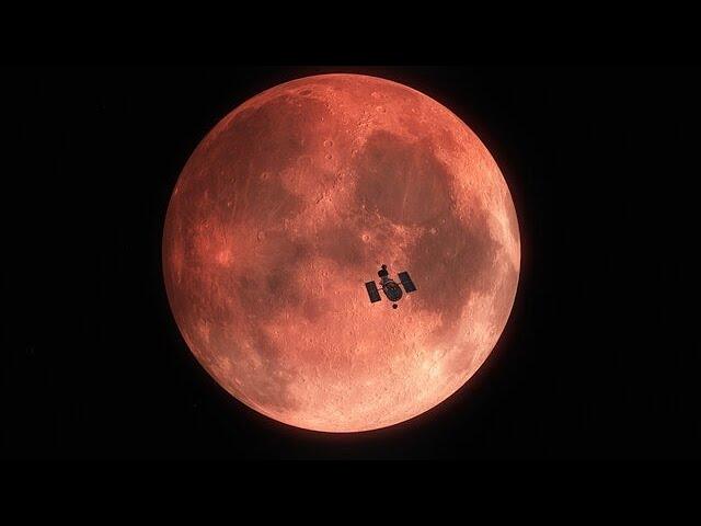Hubble Observes the Total Lunar Eclipse (Artist’s Impression)