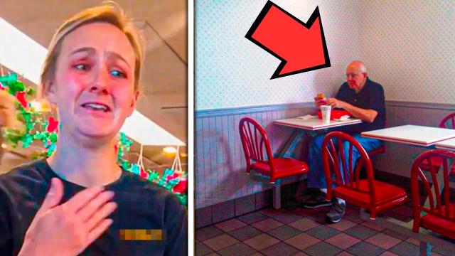 Lonely Man Didn’t Want to Be Alone For Christmas, So He Did This !