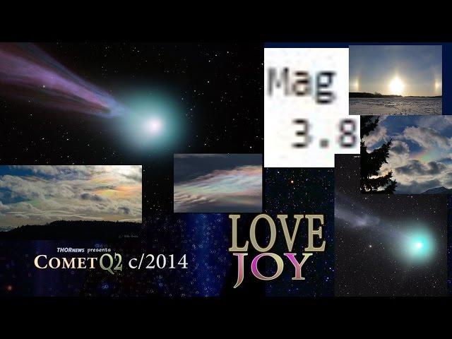 Holy Smoke! 3.8 Mag Comet Q2 Lovejoy is FAST & has a magnetic storm!