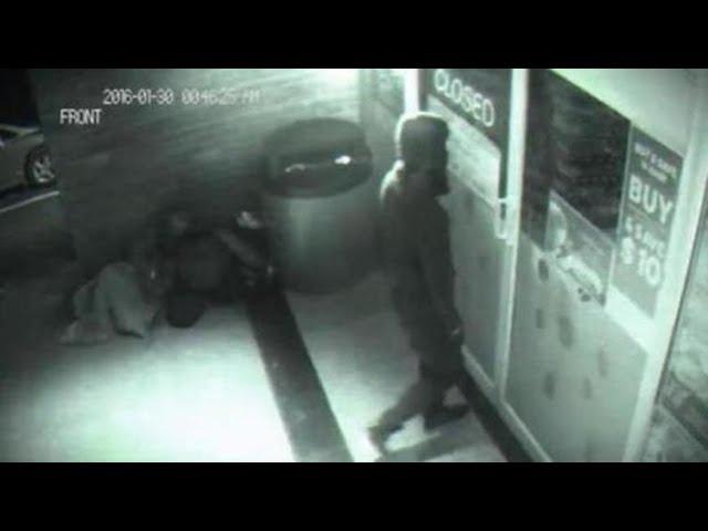 Man Caught In CCTV Going Through Wall,  See It For Yourself