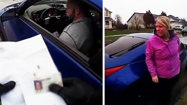 Couple Gets Arrested By Police, But Then The Woman Sees Her Man Getting On Knees