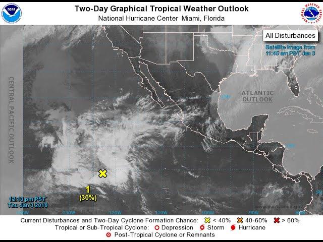 Possible West Pacific Coast Hurricane? 50% Chance of Development & 201 Rivers Flooding rn