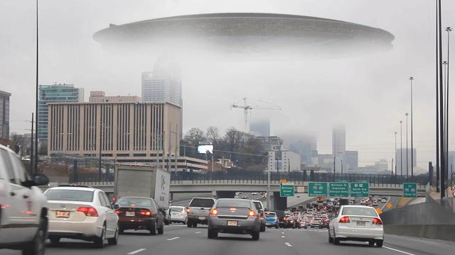 ???? UFO Mothership Over Atlanta (CGI)