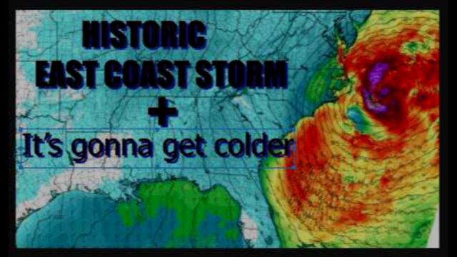Historic East Coast STORM possible + It is going to get Colder
