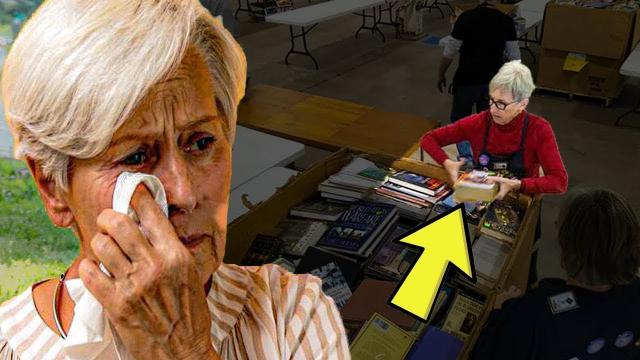 Book Sale Volunteer Discovers Cash In A Hollow Book, Then Stuns Everyone With Her Next Move  1