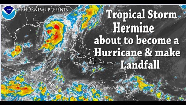 Tropical Storm Hermine is about to be a Hurricane & make Landfall soon