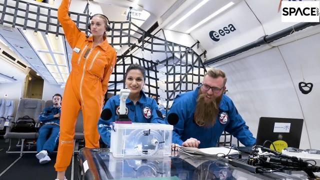 Moon gravity lab in the sky! Fly with lunar scientists in this exclusive mini-doc