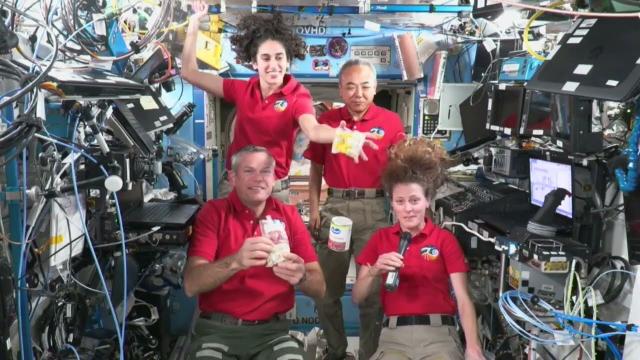 Thanksgiving Message from the International Space Station