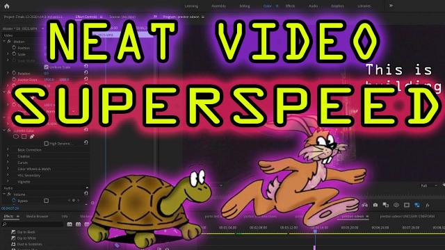 how to SUPER SPEED Neat Video  - in under 10 mins. Adobe Premiere