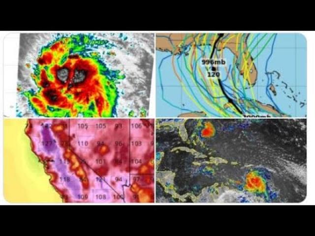 Hurricane Elsa looks like a dangerous Monster & California Heatwave in 10 Days.