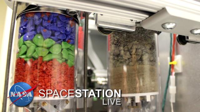 Wednesday, May 04, 2016 9:14 AM Space Station Live: Getting the Dirt on Regolith