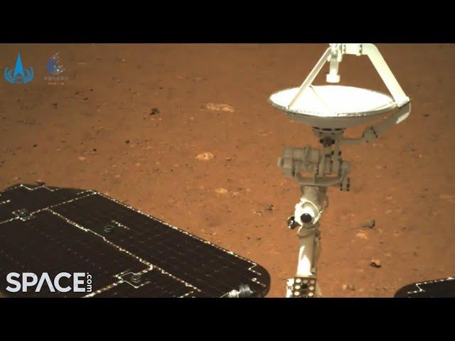 China on Mars! See first pics from 'Zhurong' rover & orbiter sep