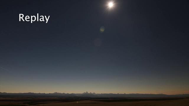 Total Solar Eclipse Time-Lapse  Over Teton Valley, Idaho