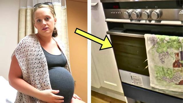 Husband Leaves Wife At 8 Months Pregnant 5 Weeks Later, She Finds This In The Oven