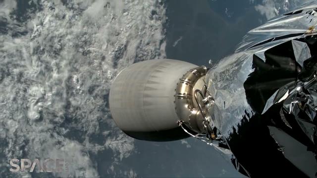 See SpaceX's Falcon 9 second stage view of Earth in amazing time-lapse