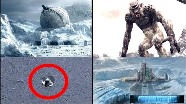 HUGE Discovery! Massive Antarctic Cave Troll Or UFO Alien Base Google Earth? Scientist SHOCKED! 2016