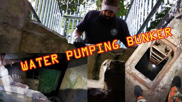 FLOODED Bridgend Water Pumping Bunker