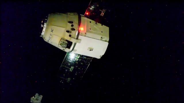 SpaceX Dragon Released by Space Station