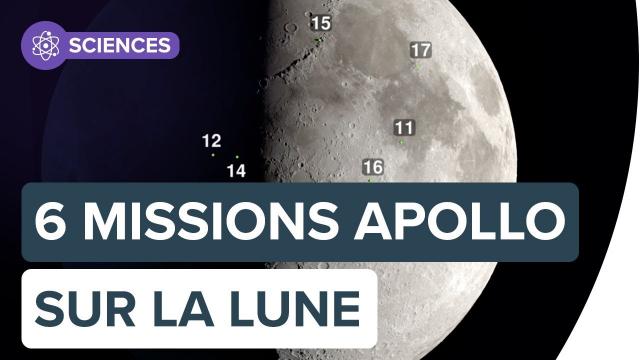 Lune : où se sont les six missions Apollo ? | Futura