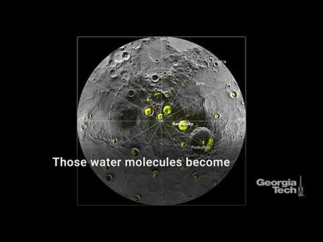 Ice on Mercury - How does it form?