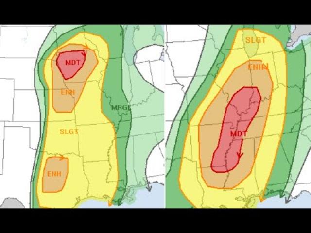 Red Alert & Red Alert! The Storm DANGERZONE has been Upgraded for Today & Tomorrow.