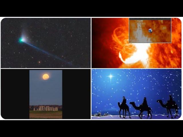 More Storms for California! Major Volcano Eruptions! WOW COMET ZTF! 1st Full Moon o 2023 & CHRISTMAS