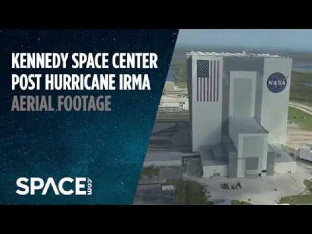Kennedy Space Center Sustained Damage During Hurricane Irma - Aerial Footage