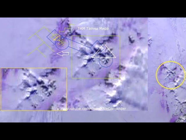 Spy Satellite Detects an Ancient 12,000 Year Old Structure Under Antarctica Ice