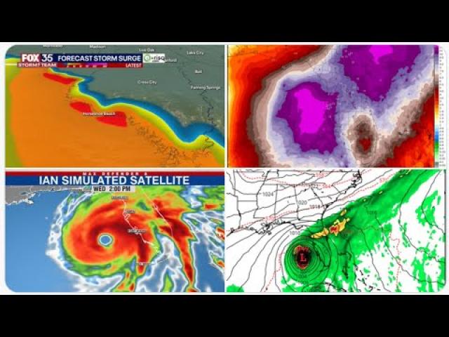 RED ALERT! Rapid Intensification of soon to be Major Hurricane* Ian has begun*!