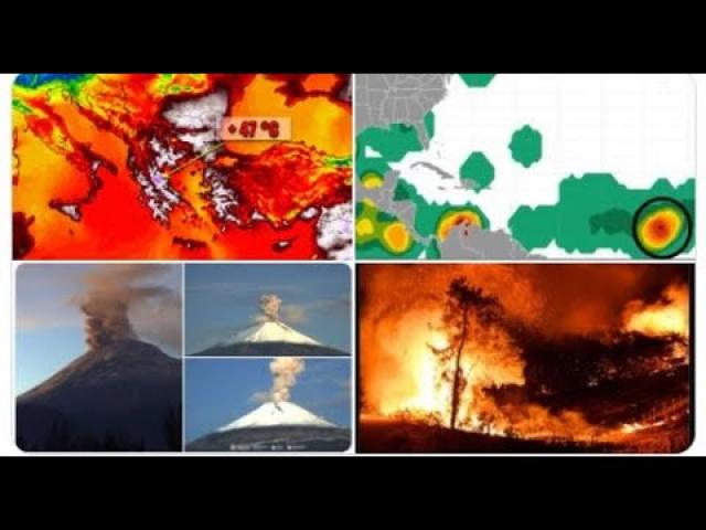 Major Flood Watch SE USA! Fires & Record heat in Turkey & Greece! Hurricane Season update! + More