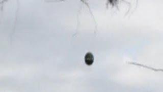 UFO Sightings Flying Metallic Sphere Over School! Super Close UP! APRIL 4, 2012