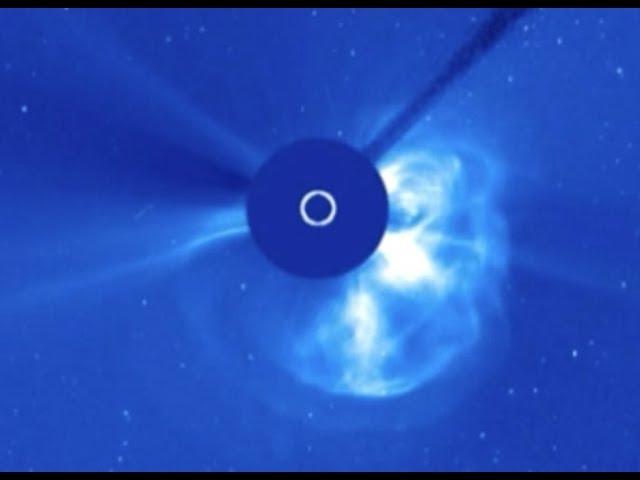 X9.3 Solar Flare Blasts Huge Coronal Mass Ejection