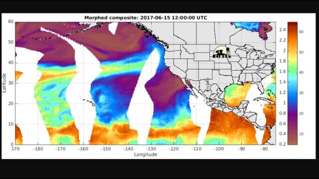 Double Atmospheric River on the Way to the USA